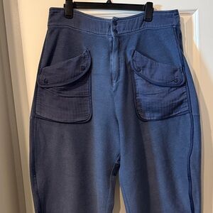 Free People Women's Navy Cargo Pants